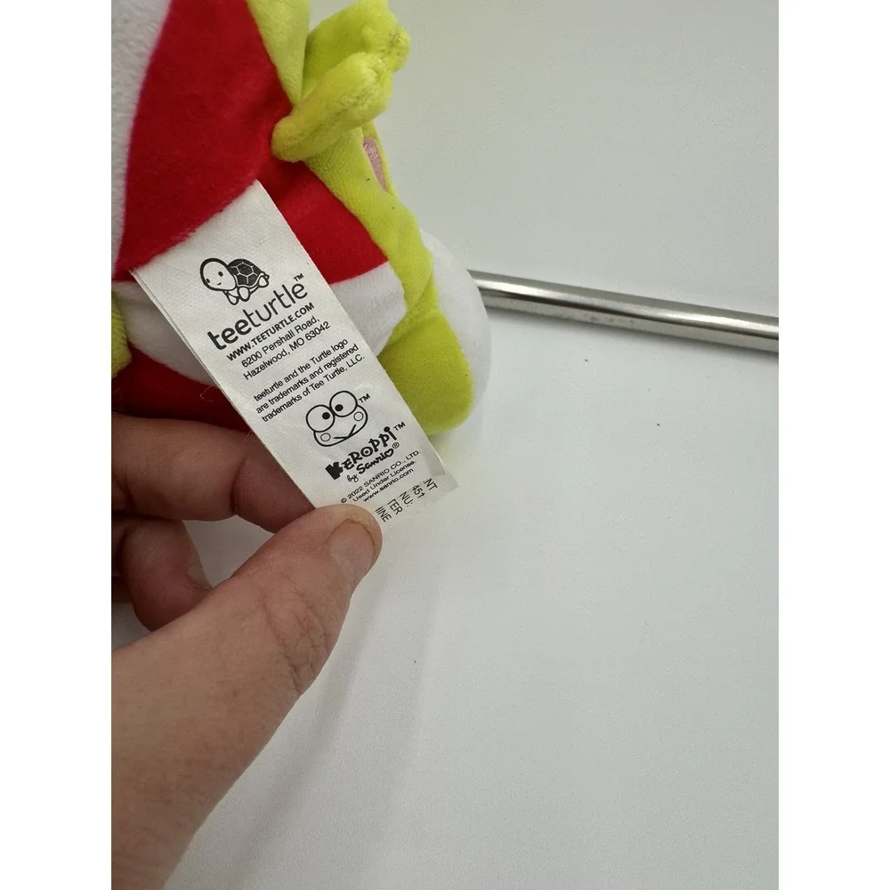 TeeTurtle Sanrio Keroppi Reversible Plush 7